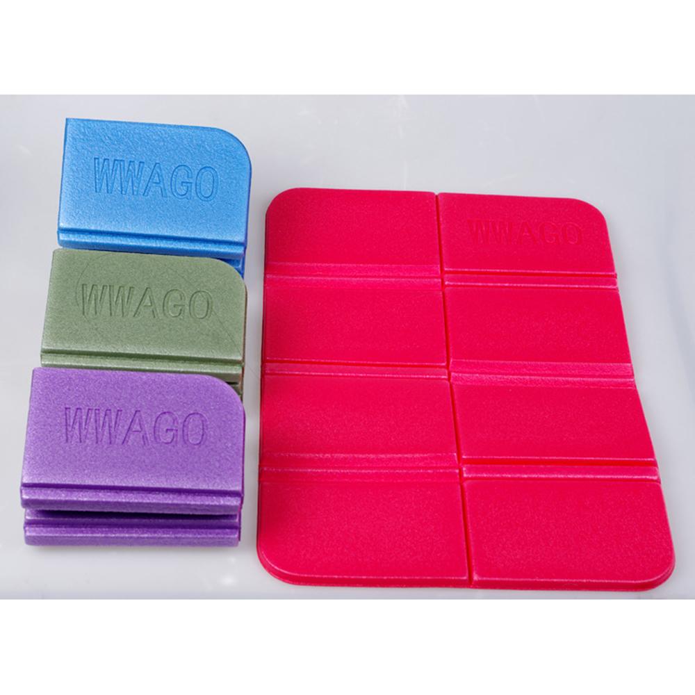 2Pcs Outdoor Mini Folding Mat Lightweight Waterproof XPE Foam Sitting Pad for Camping Hiking Picnic Sports Cushion etc