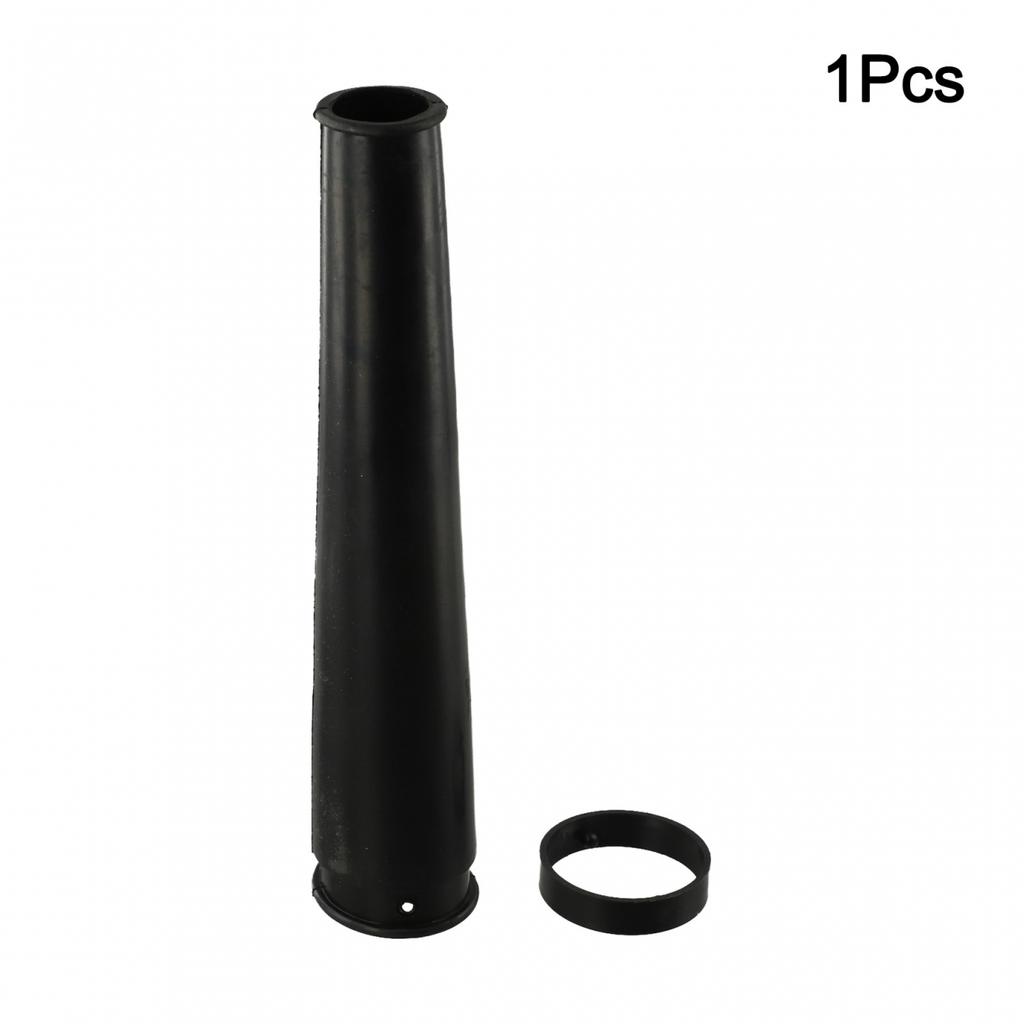 Black Plastic Attachment Short Suction Nozzle Compatible with Blowers 1232454