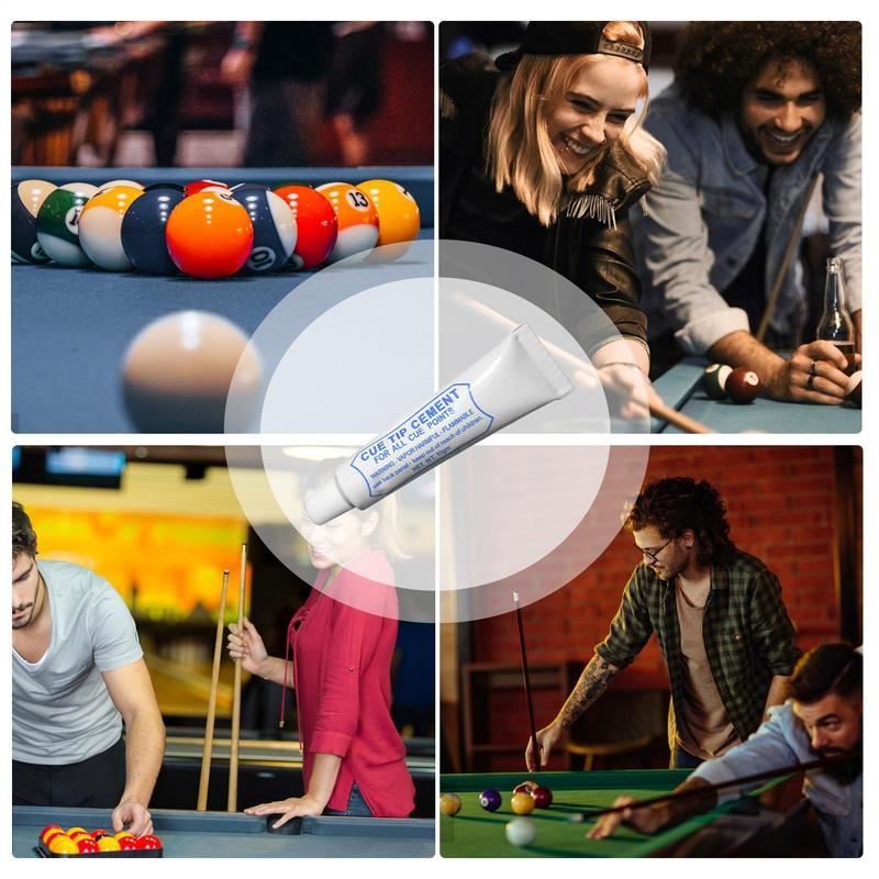 Billiard Cue Repair Pool Club Repair Tools Increase Friction Cue Tip Repair Tool Pool Cue Tips Glue Billiard Cue Tip Accessory