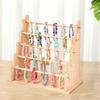 Jewelry Display Stand Photo Props Easy Disassembly Wooden for Showcase Woman 2 Layer