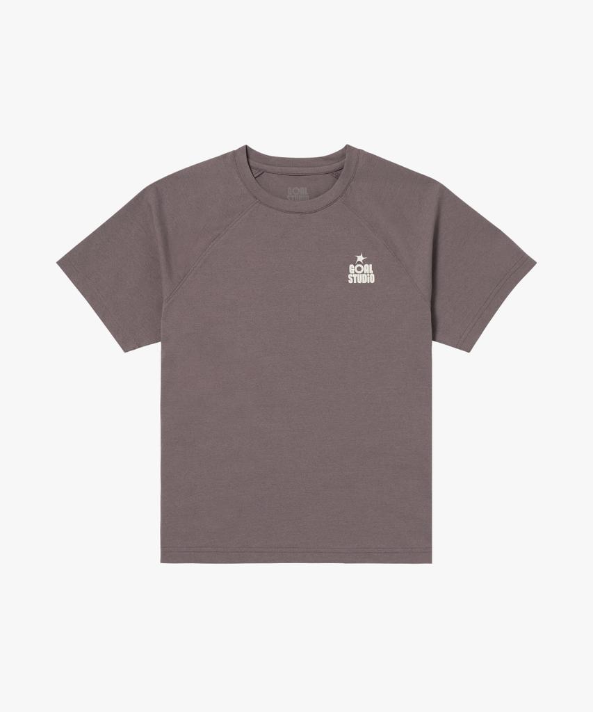 GOALSTUDIO Ws Essential Airdry Tee-Brown