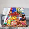 Cookie Run Kingdom  Fashion Blanket Warm Cozy Fluffy Video Games Throw Fashion Blankets for Couch  Multi-size Quilt