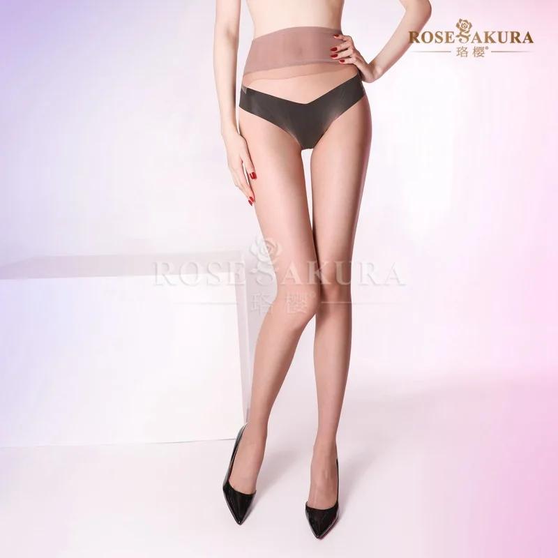 Sexy 0.1D Ultra-Thin Women Tights Deep Crotch Seamless Silk Pantyhose High Waist Breathable Stockings For Office Lady Club Party