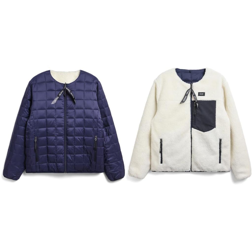 Taion R104MB Down Navy X Ivory Jacket,