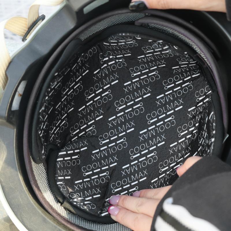 Motorcycle Helmet Insert Liner Cap Cushion Pad Breathable Quick-drying Sweat Wicking Helmet Insulation Lining Pad