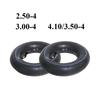 2PCS High Quality Black Butyl Rubber Inner Tube 2.50-4 3.00-4 4.10/3.50-4 Inner Tube Camera Electric Scooter Accessories