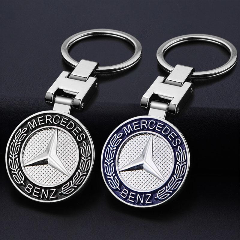 1Pcs Car Emblem Keychain Styling Key Ring Accessories For Mercedes-Benz AMG C500 C200 C300 A B C E GLA CLA GLK GL ML GLE W204 W205 W203 W211 W212 W213