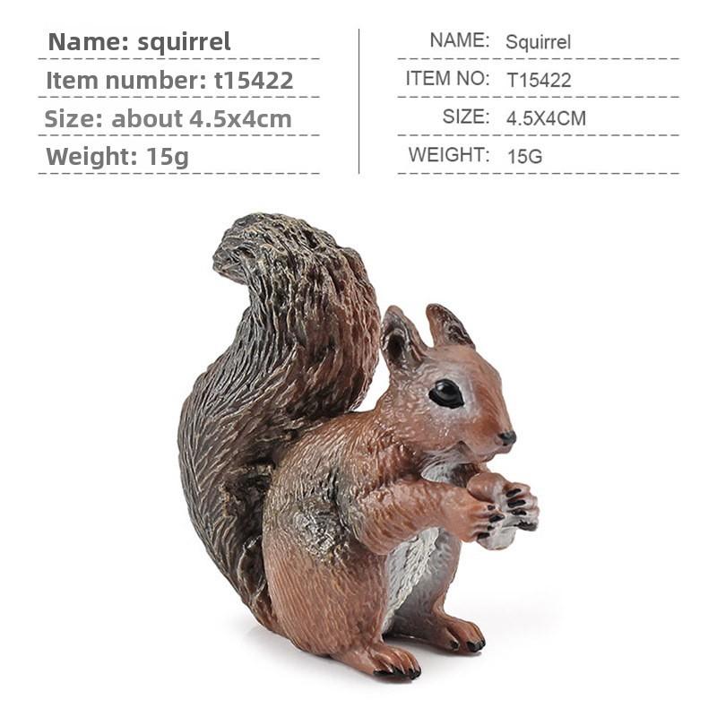 Squirrel Pvc Animal Figure Collection For Childrens Learning Toys And Nature Study Activities Squirrel