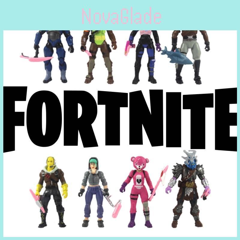 Fortnite 8pcs Figure Doll Armed Children Gift Cake Ornaments For Birthday Christmas