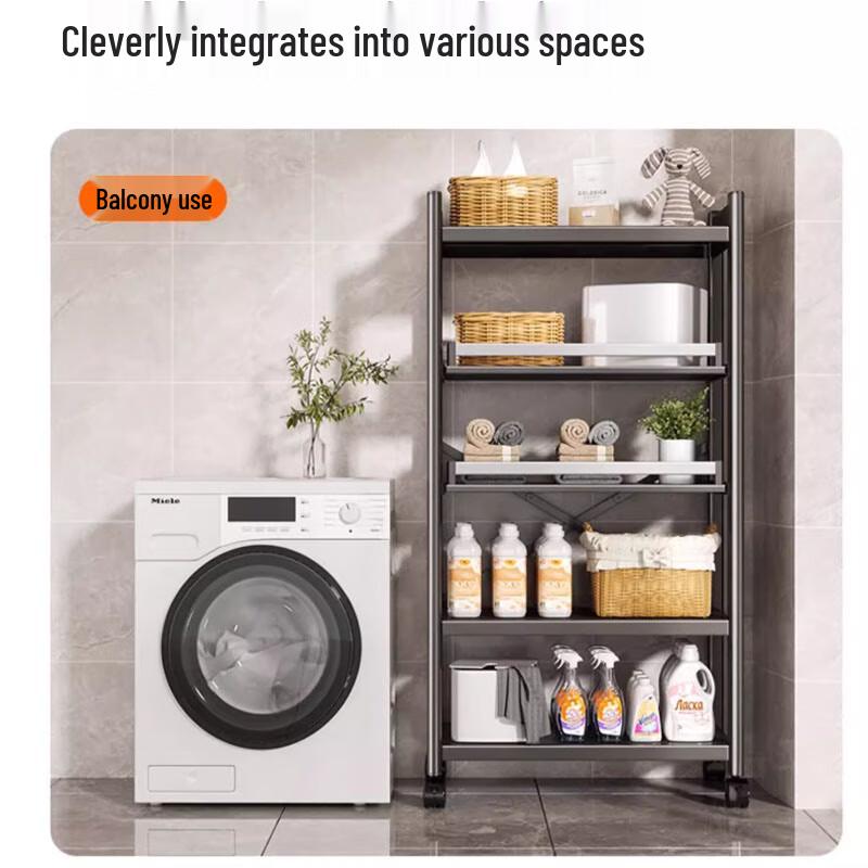 Retractable Kitchen Countertop Storage Shelf