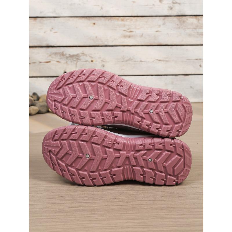 Women's Slip-On Thick Sole Casual Sneakers, Lightweight Breathable Comfort Walking Shoes