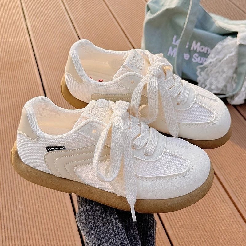 Women's new breathable mesh shoes trendy versatile retro casual sports little white shoes women