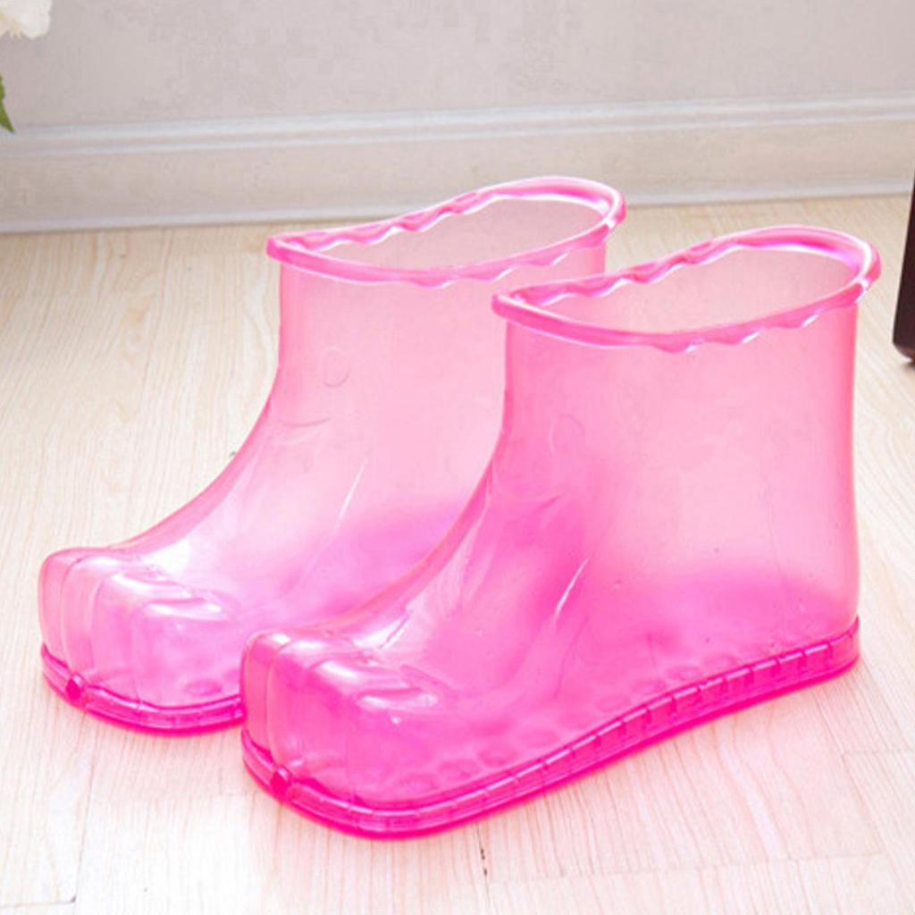 Foot Spa Soak Shoes Anti-Slip Massage Foot Bath Boots Portable Household Foot Soaker Heatproof Foot Soaking Shoes