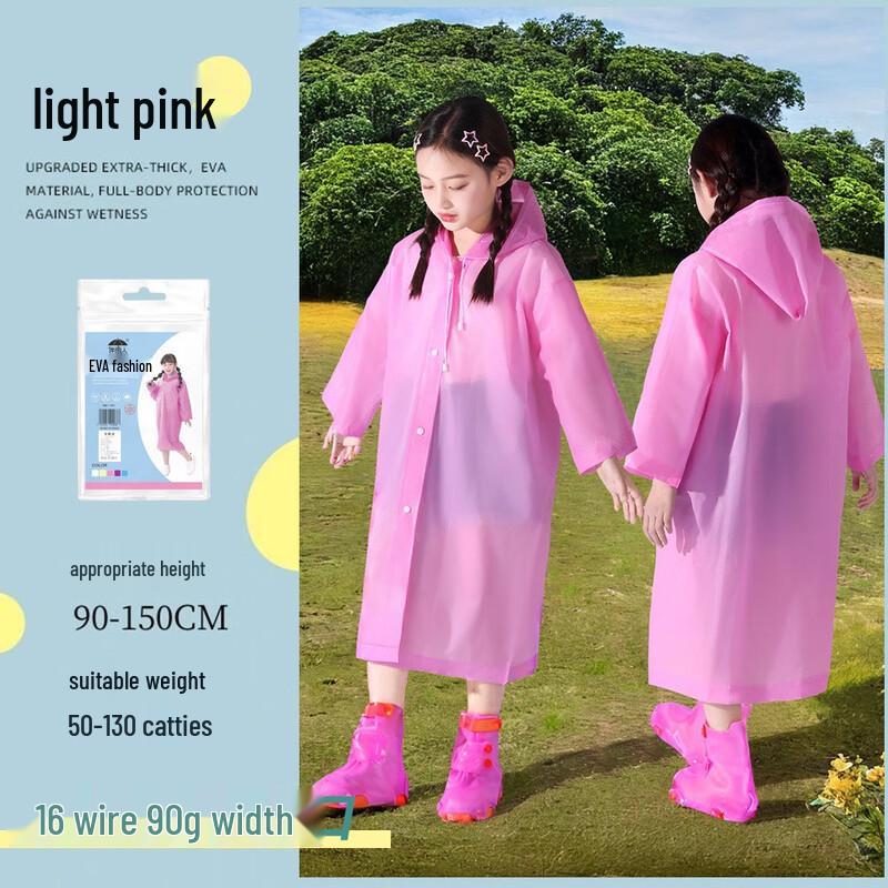 Children s Reusable EVA Rain Poncho