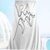 Geometric Simplified Line Microfiber Printed Beach Towel Mountain Climbing Yoga Beach Swimming Running Absorbent Soft Towel