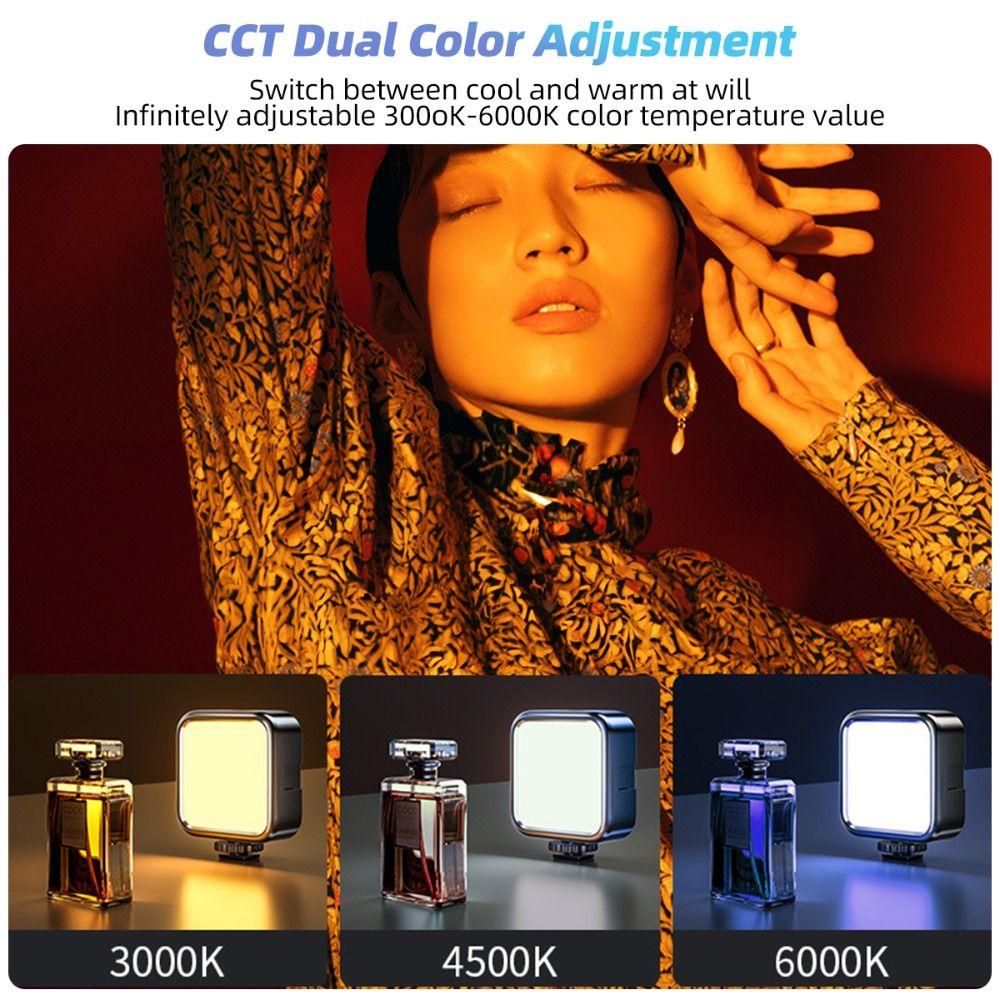 Three-color Clip Ring Flash Rechargeable Photography Lamp New Fill Light Selfie