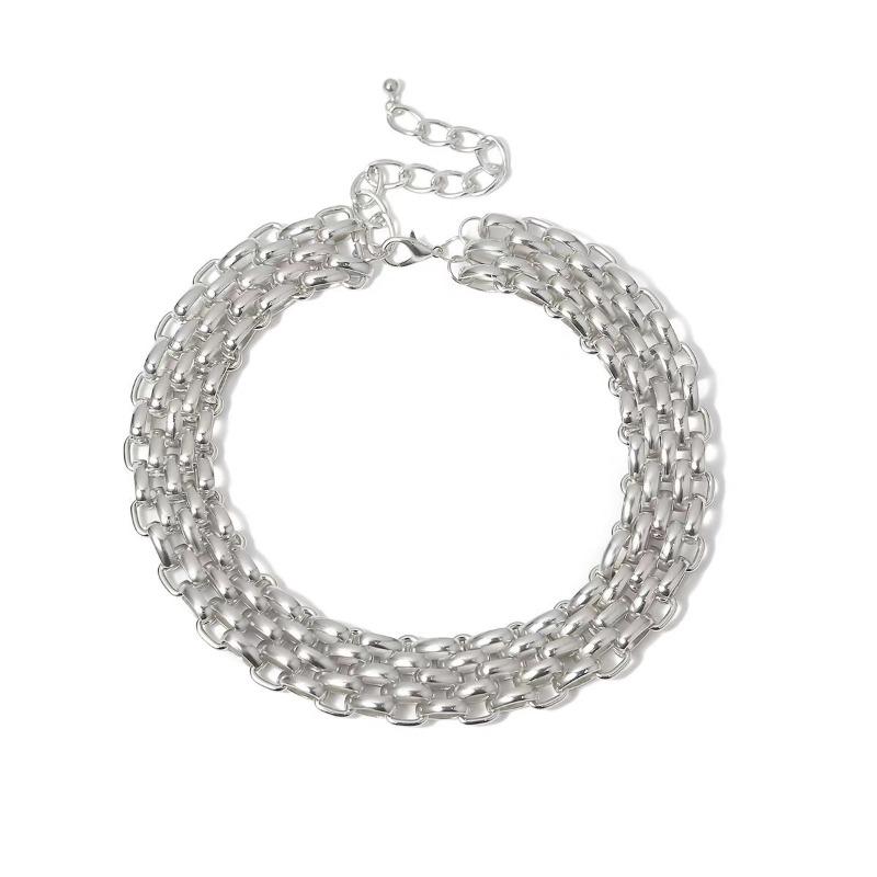 Chain Fashion Casual Accessories Stylish Exaggerated Necklace Necklace Bracelet Suit