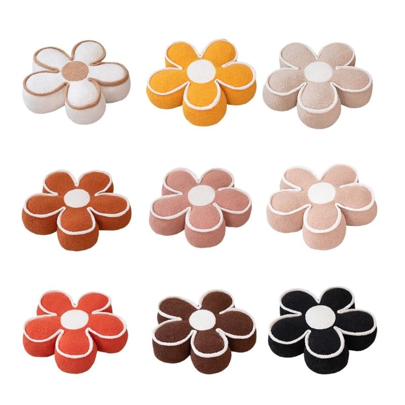 Plush Flower Cushion Pillow Soft And Comfortable Floor Cushion For Sofa Or Chair Adds Charm Touch To Any Home Decors