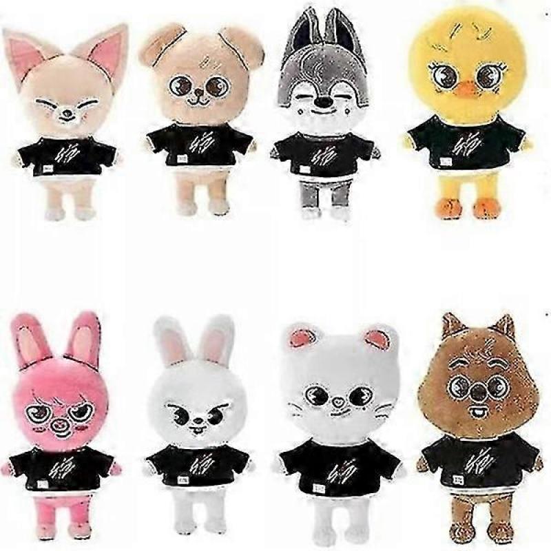 Children Skzoo Stray Kids 8-Piece Plush Doll Set Collectible Stuffed Toy Kawaii Gift