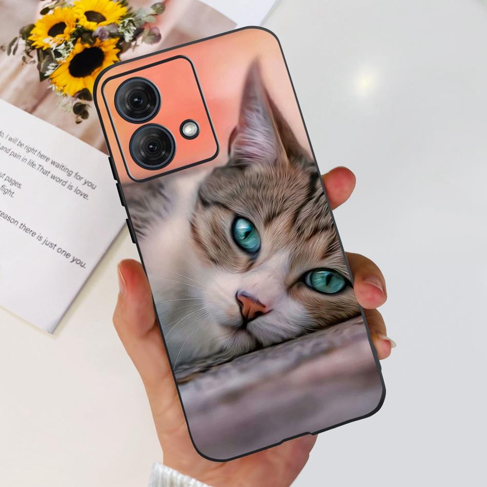 For Motorola Moto G84 Case MotoG84 G 84 5G 2023 Cute Painted Soft Silicone TPU Phone Back Cover Bumper