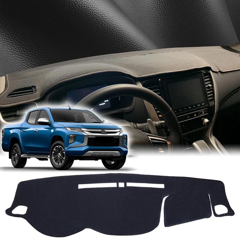 Fit for Mitsubishi Triton L200 MQ MR 2015- Car Dashmat Dashboard Cover Pad Accessories Protective Carpet DashMat Sunshade