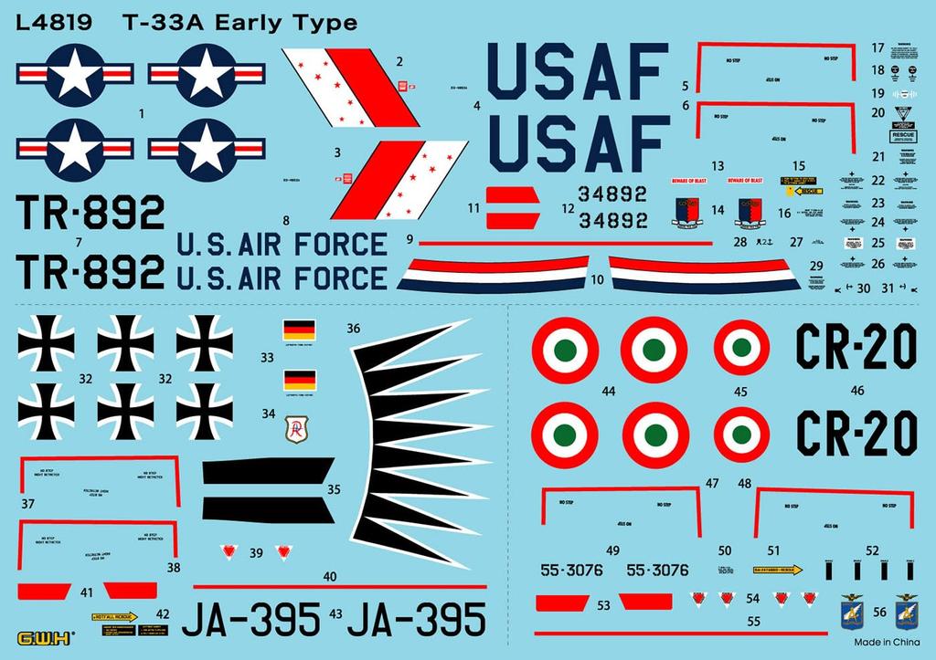 Great Wall Hobby Trainer Plastic Model L4819 1/48 T-33A (Airplane)