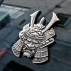Japanischer Samurai Hannya Metall Autoaufkleber Emblem Heißes Abzeichen Totenkopf Stil Pranjna Gunmetal Kofferraum Auto Motorrad Zubehör