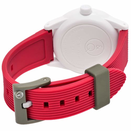 Citizen Q&Q Smile Solar Analog Watch, Waterproof with Urethane Strap, RP26J018, Red