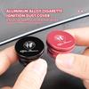 Car Cigarette Lighter Dust Proof Protect Cover Lighter Button For Alfa Romeo Giulia 147 Mito 156 159 166 GT Stelvio Brera