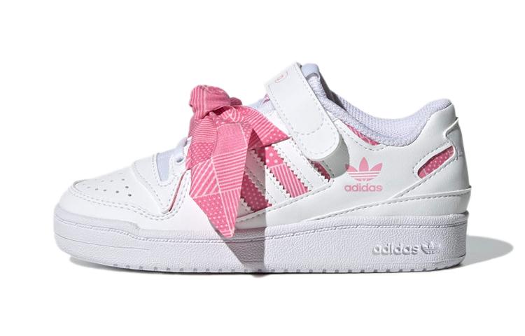 

Adidas Originals FORUM Low top Kids Skateboarding Shoes White Pink Children Aged 3 7 Years Old Q47376 28