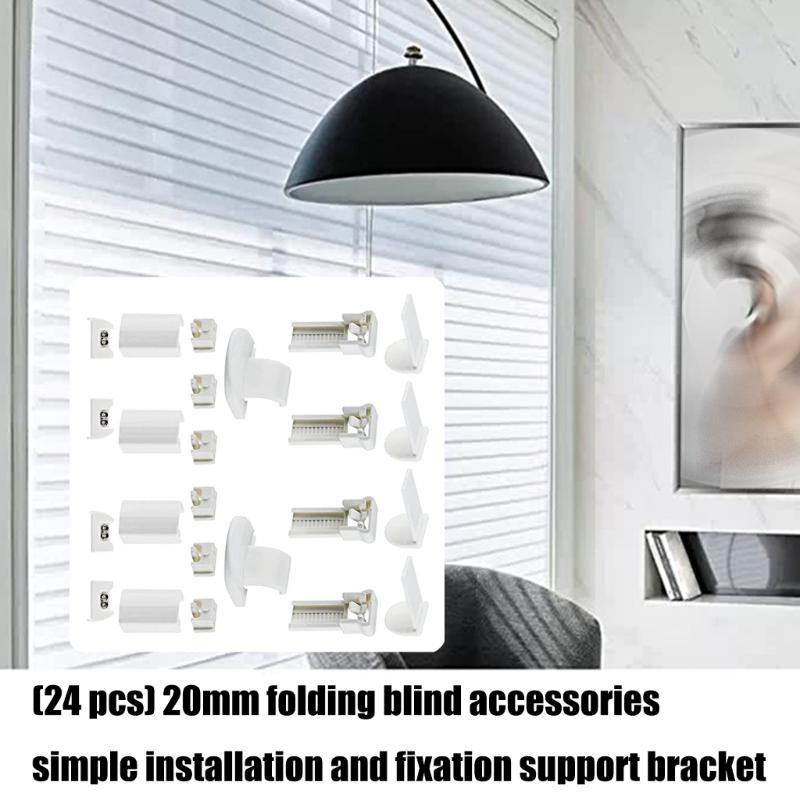 Plastic Blinds Fasteners Set Of 24 Easy Installation Tool Required Home Use