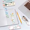 30 Lesezeichen mit Lesemotiven, Harajuku-Stil, Geschenkidee für Cafés, Papierwaren für Schüler, ideal für Bücherwürmer und Studenten