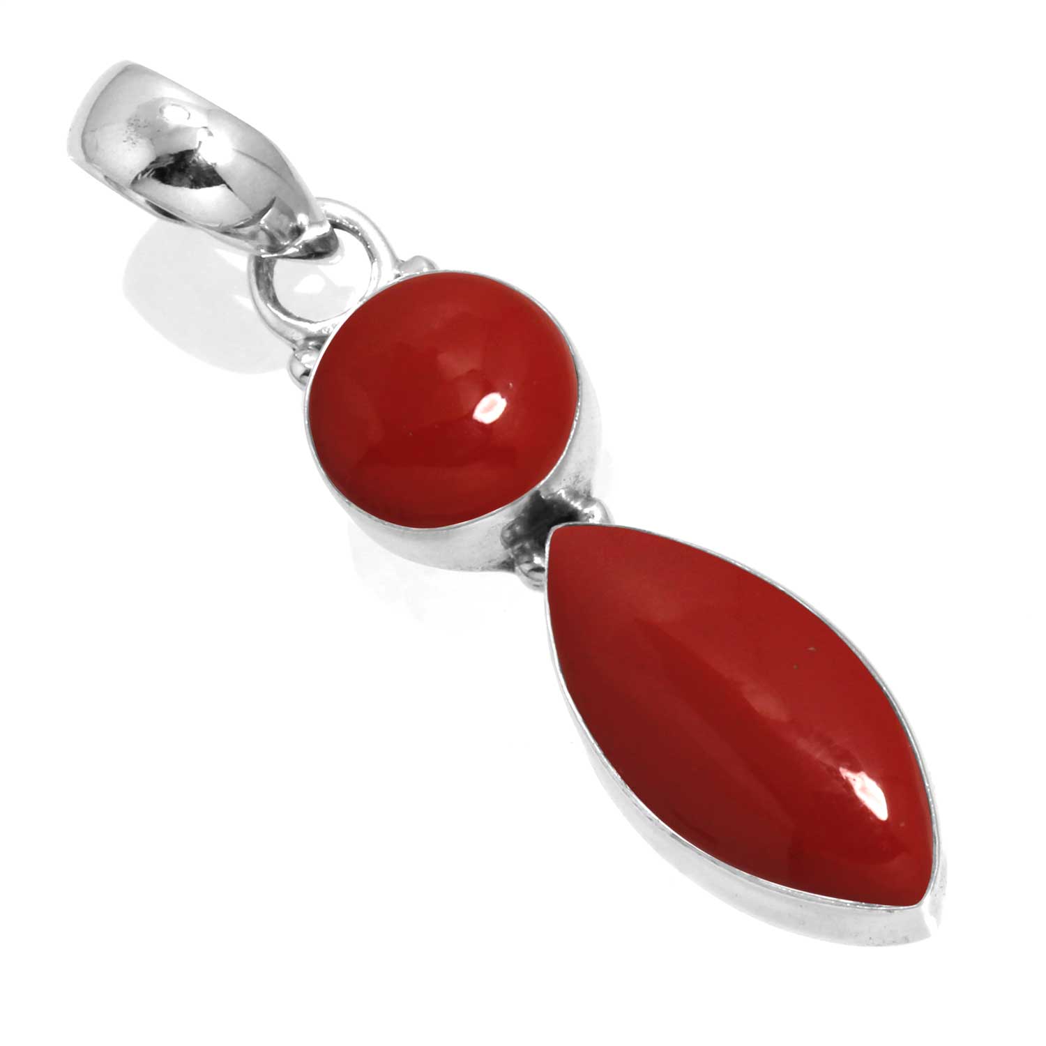 

Серебряный кулон 925 пробы, женская бижутерия ручной работы с драгоценными камнями, подарок на день рождения, малахит, лунный камень, розовый кварц, красный камень, дымчатый топаз, тигровый глаз, коктейль коралл красный