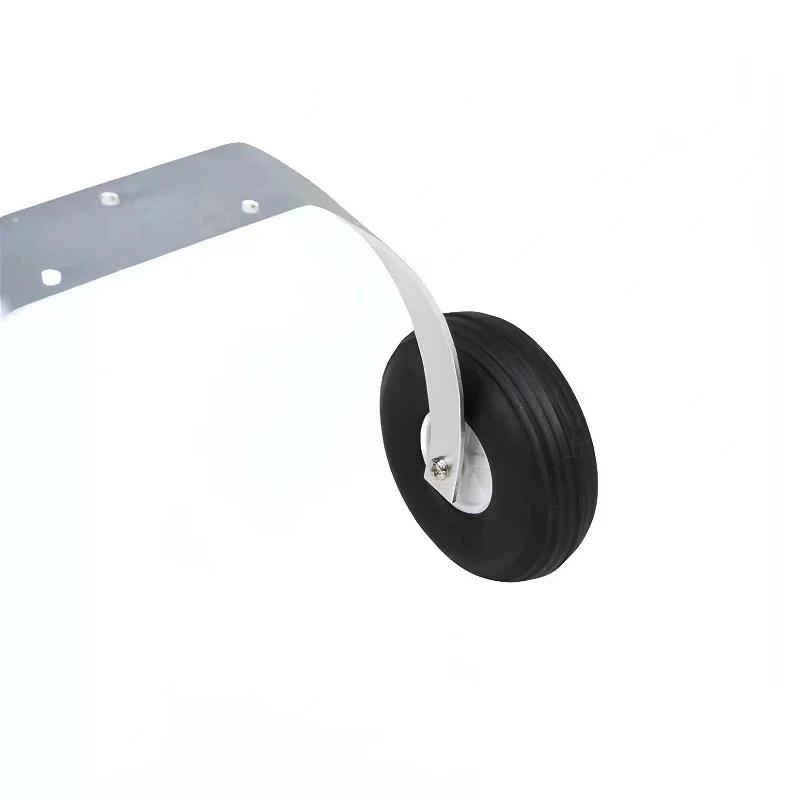 2Pcs High Elastic PU Rubber Wheels for RC Fixed-Wing Airplane Models DIY Tires In Multiple Sizes 1 To 2.75 Inch Diameter