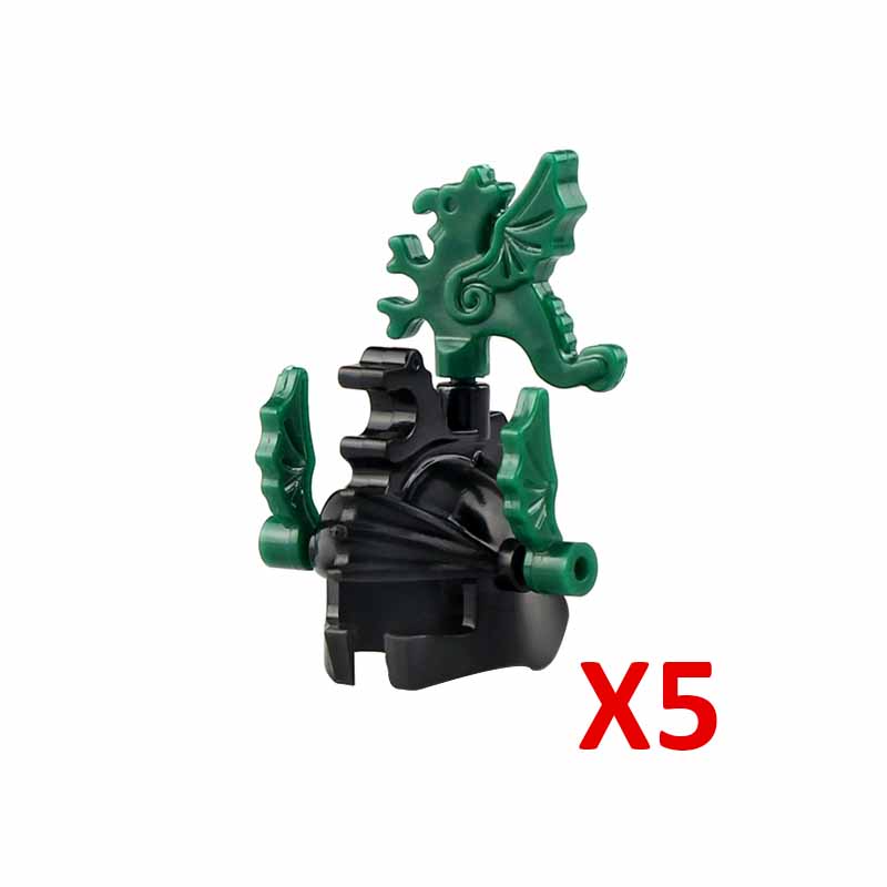 MOC Medieval Knights Building Blocks Accessories Plumes Pauldron Fence Helmet Shield Plush Cloak Soldier Weapons MOC Mini Bricks