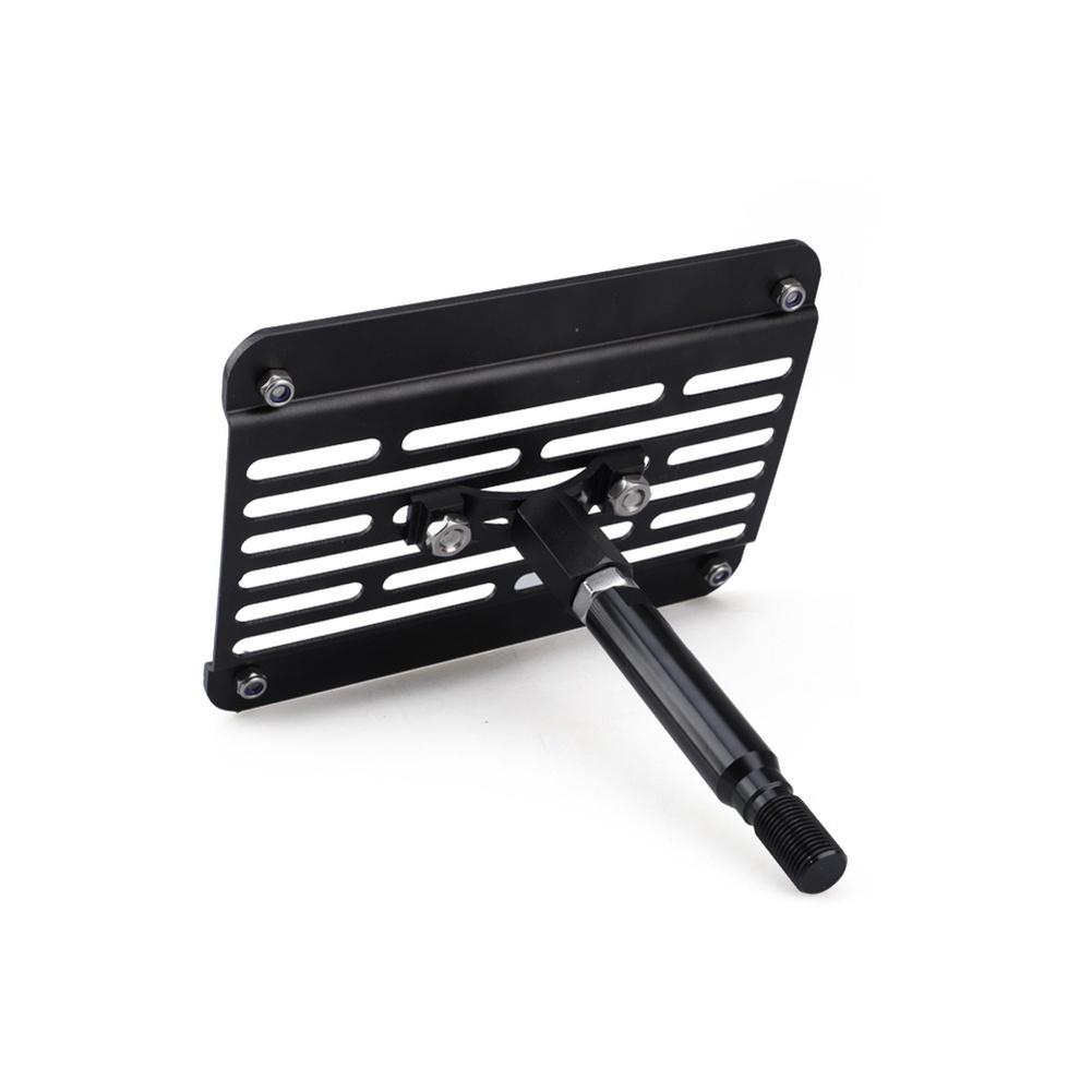 Stylish Black Aluminum License Plate Frame Featuring Tow Hook For Brz For Wrx For Wrx STI 2013 Forward Car Exterior Upgrade License Plate Covers