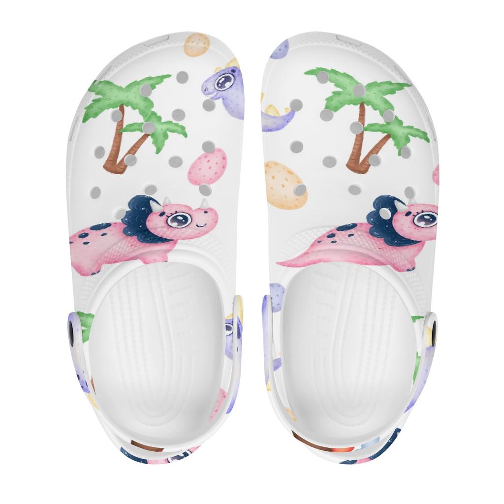 Adult Unisex Colorful Printed EVA Clogs Lightweight Soft Slip On Casual Shoes Soft Sole Summer Sandals Casual Daily Wear