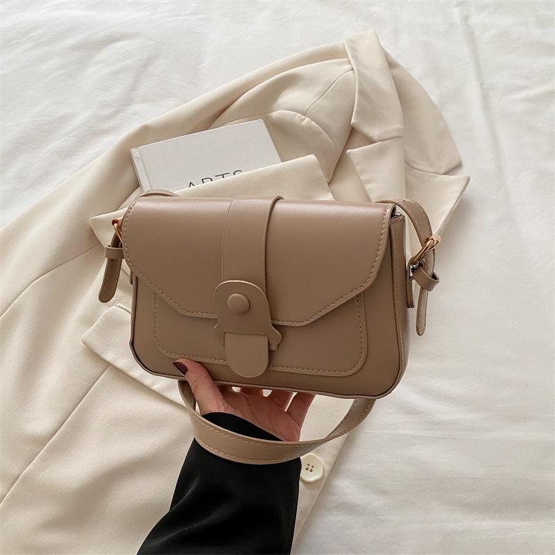 

Solid color retro bag women s 2025 super new fashion small square bag foreign style shoulder messenger bag casual women s bag хаки