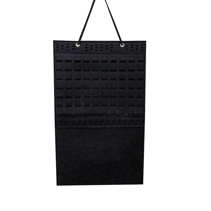Wall-Mounted Jewelry Storage Bag for Earrings and Necklaces