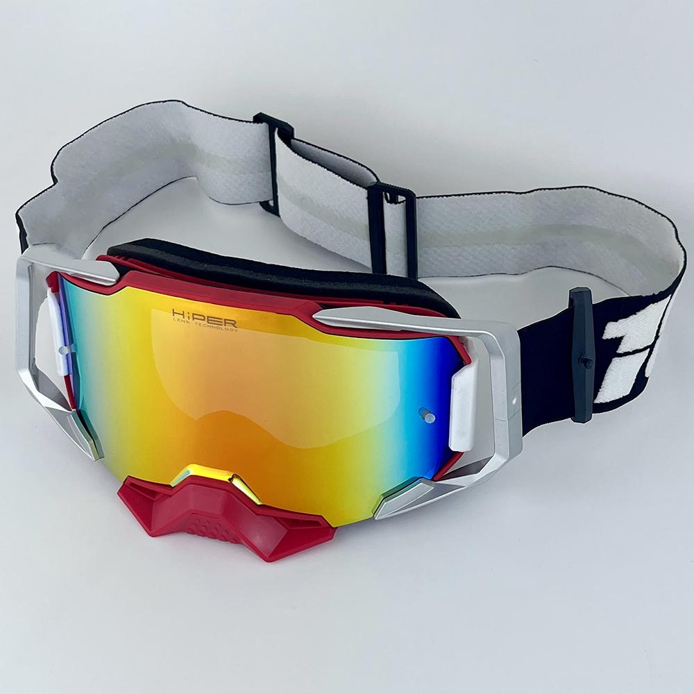 Motocross Glasses Motorcycle Sunglasses Man Windproof Protection Skiing Cycling Racing Off-Road Goggles Tear-off Film