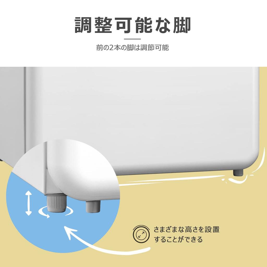 Kühlschrank 93L 1 Tür rechts öffnend Retro-Design COMFEE' RCD93WHS(UND)