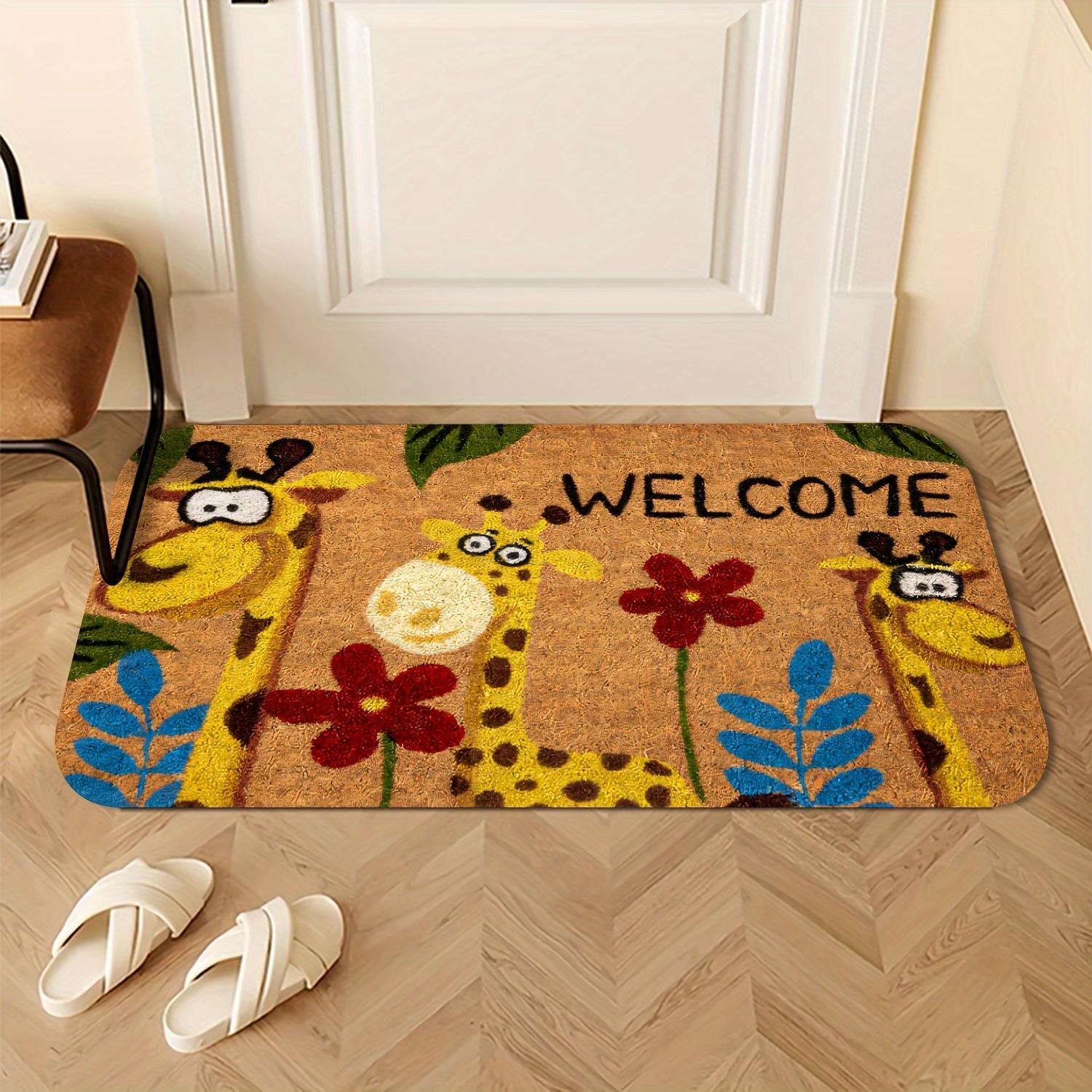 

Милый мультяшный мягкий машинная стирка придверный коврик прихожая кухня коврики для ванной комнаты коврики для домашнего интерьера и экстерьера коврики для кофе 40*60cm