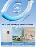 2Pcs Summer Neck Cooling Ring Reusable PCM Ice Neck Wrap Wearable Body Cool-Gel