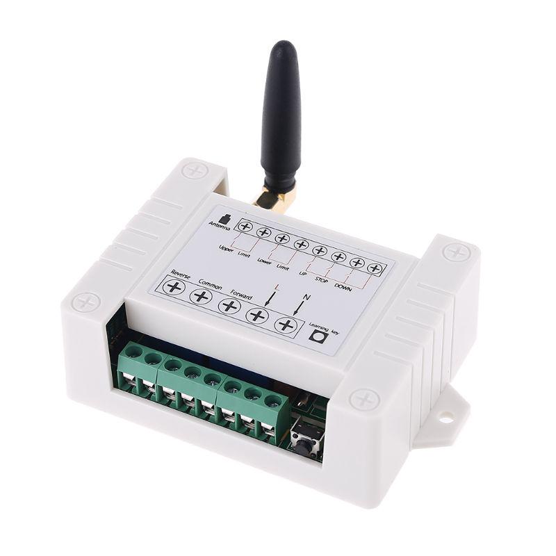 DC12V/24V/36/48V Wireless RF Remote Universal Relay Receiver and Transmitter 3 Channel Remote Control for Garage Door