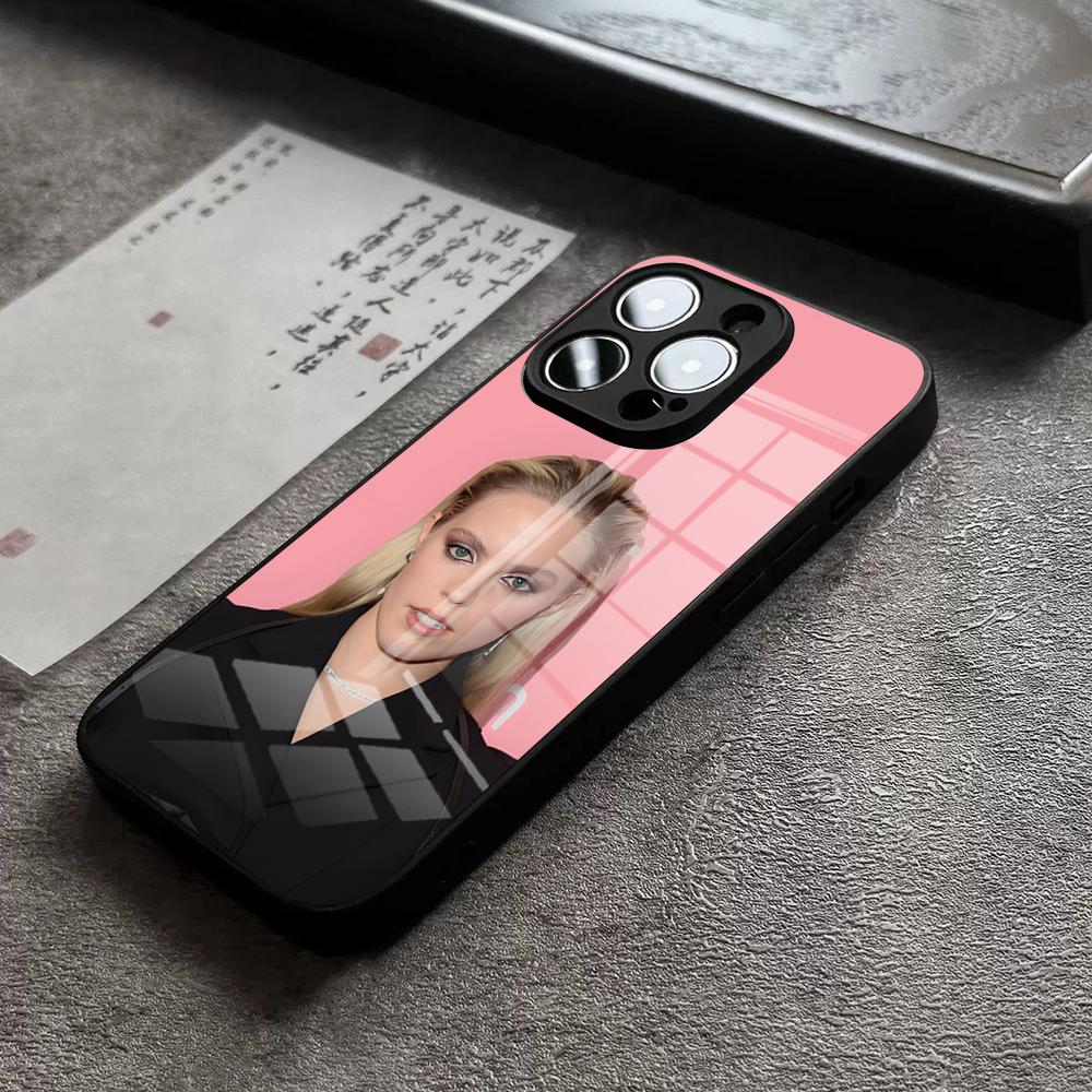R-Renee Rapp Singer Actress Phone Case For IPhone 17 Pro Max 14 Pro 15 12 11 13 Mini X XR XS 16 Plus SE Glass Cover