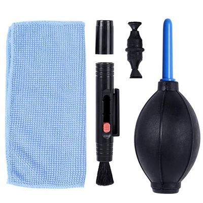 Kameraobjektiv-Reinigungsset, Staubgebläse, Reinigungsstift, Reinigungstuch, 3-teiliges Reinigungsset