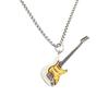 Rock Electric Guitar Music Note Pendant Male Retro Niche Punk Style Design Hip Hop Handsome Personality Men Necklace Women