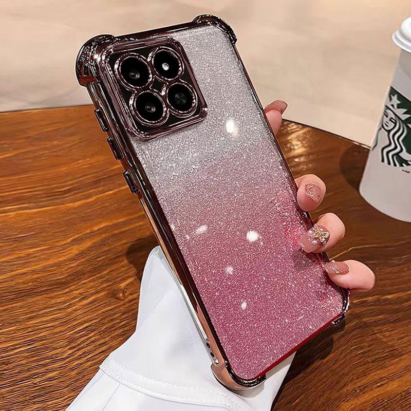 Honor400Smart Hülle Luxuriöse Glänzende Hülle Für Honor 400 Smart Lite 400pro Transparent Weich Silikon Stoßfest Handyhüllen 400smart Geschenk