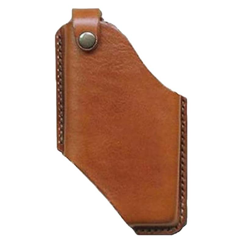 Leather Cell Phone Holster Retro Sheath with Belt Loops Mobile Phone Belt Cover for Mens Outdoor Waist Hanging Belt