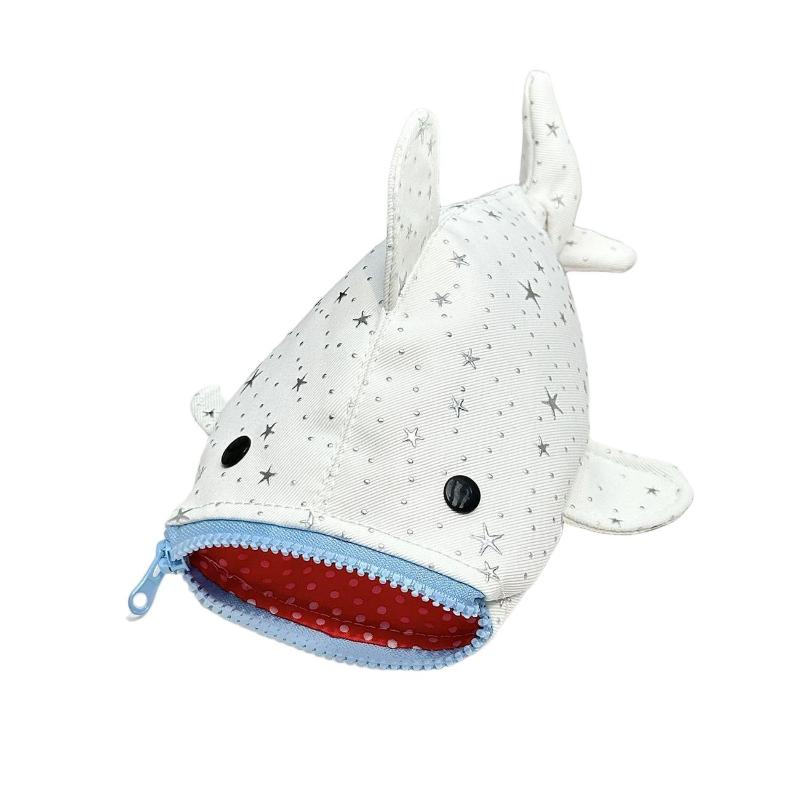Cute Shark Shaped Pencil Case Large Capacity Stationery Bag Cute Storage Pouch Creative Animal Stationery Pouch For Student Gift